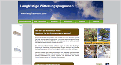 Desktop Screenshot of langfristwetter.com