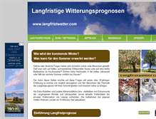 Tablet Screenshot of langfristwetter.com